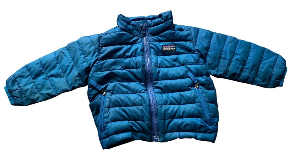 PATAGONIA BLUE DOWN PUFFER COAT JACKET baby unisex 12 mo